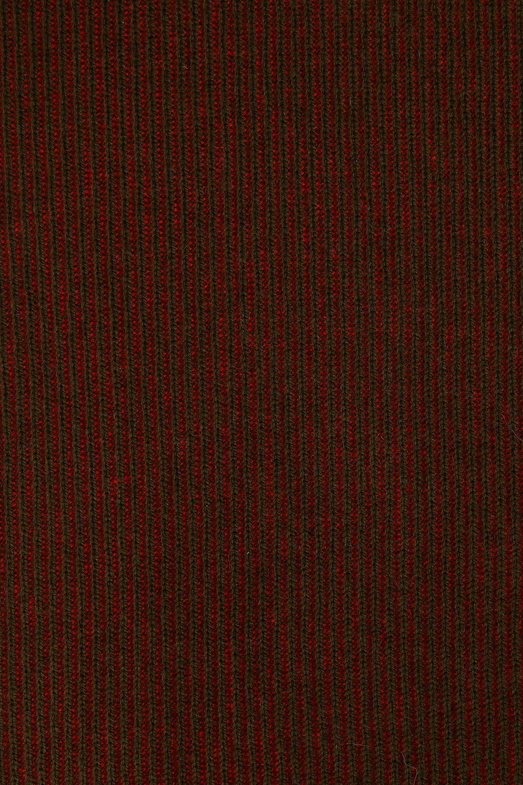 RAG & BONE Ribbed wool and cashmere-blend scarf