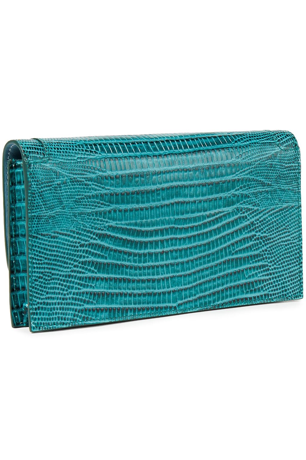 PUCCI Lizard-effect leather continental wallet