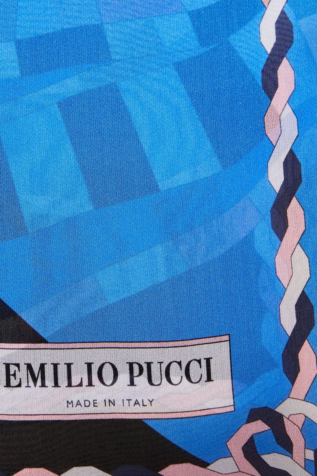 PUCCI Printed silk-chiffon scarf