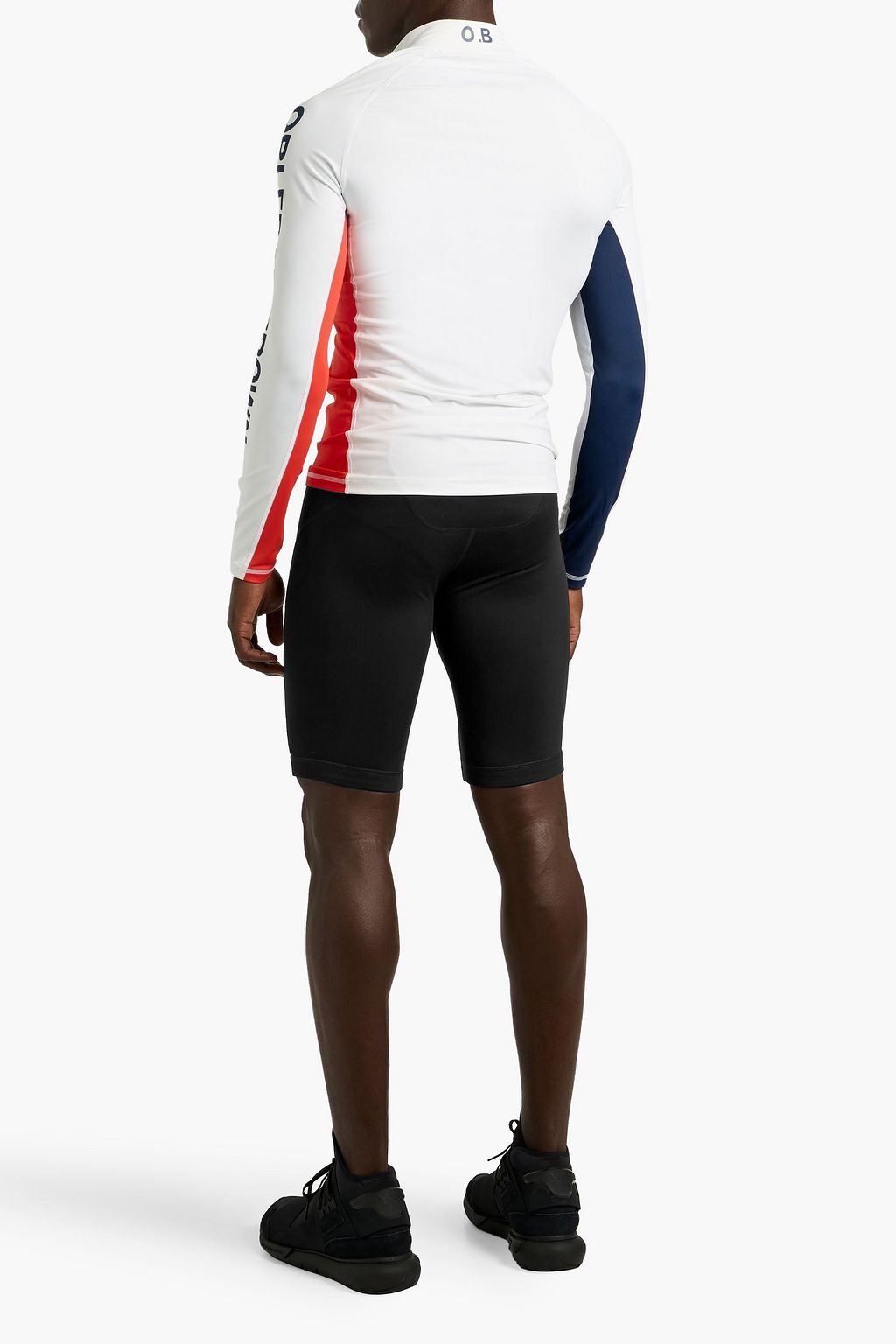 ORLEBAR BROWN Bray logo-print half-zip rash guard
