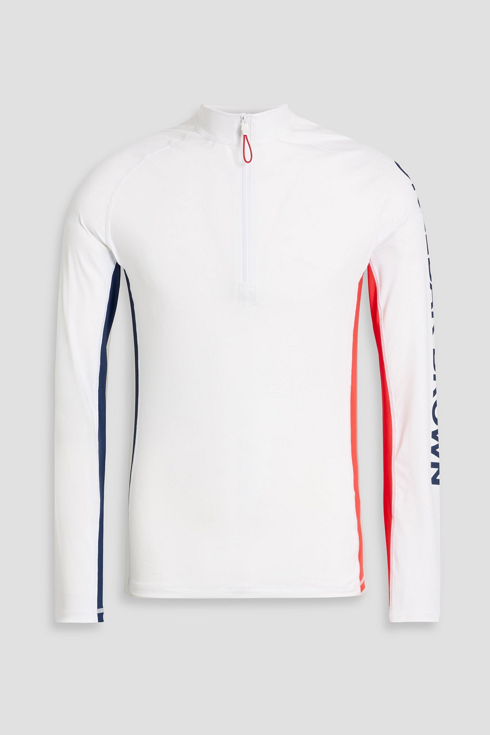 Bray logo-print half-zip rash guard