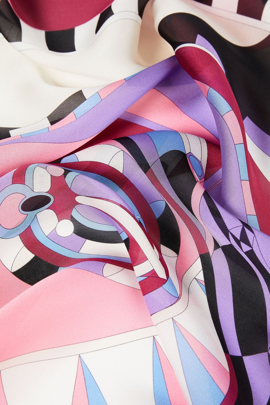 PUCCI Printed silk-chiffon scarf