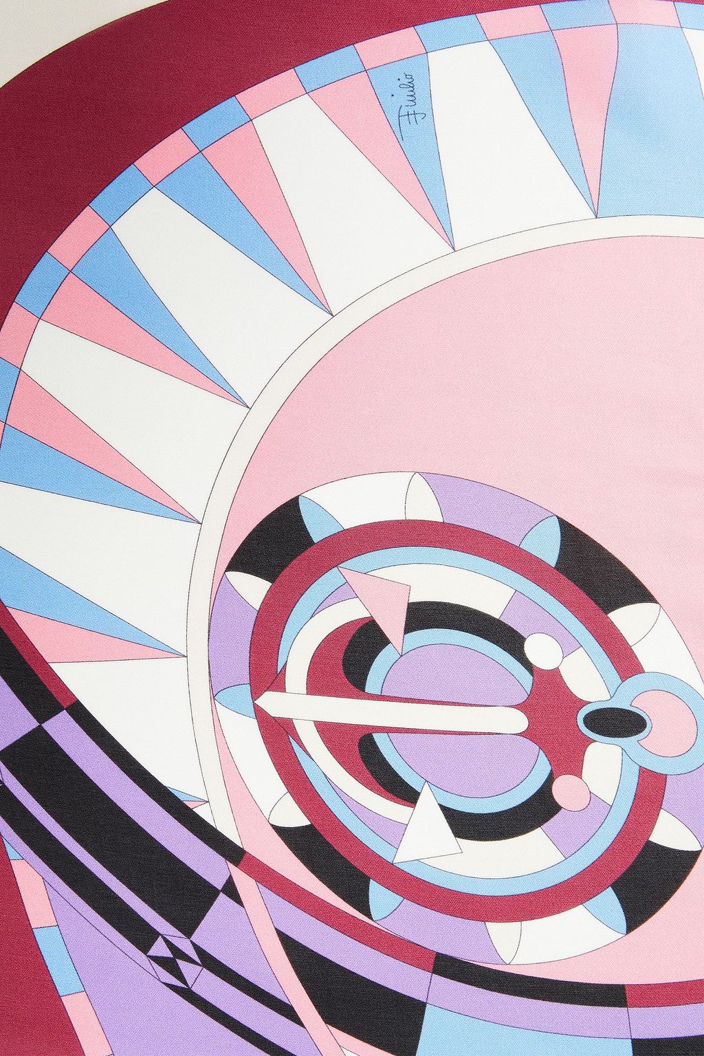 PUCCI Printed silk-chiffon scarf