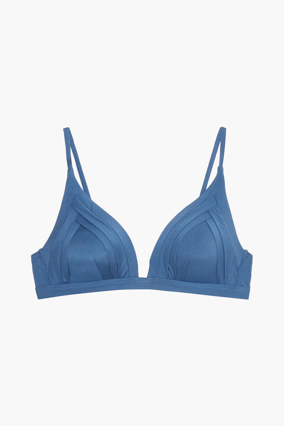 Jets Australia by Jessika Allen Mirage pleated triangle bikini top