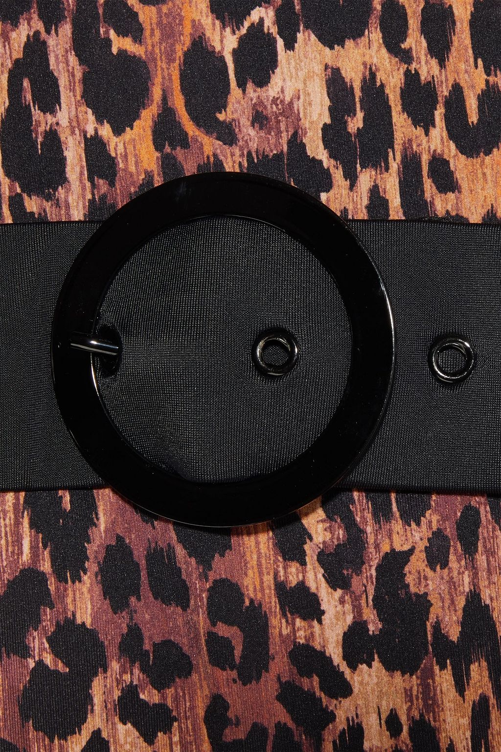 SOLID & STRIPED The Anne-Marie belted leopard-print swimsuit