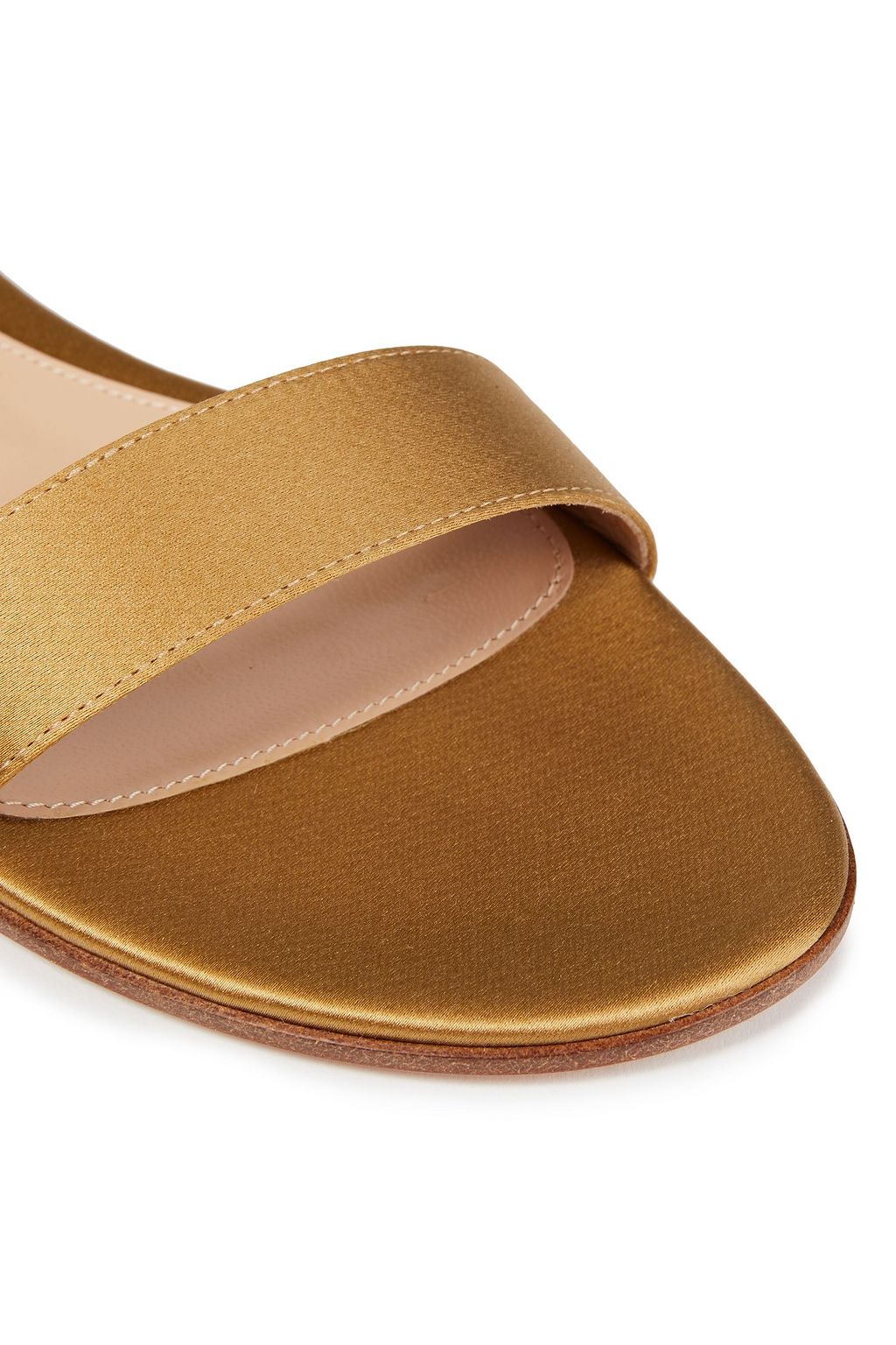 GIANVITO ROSSI Gala bow-detailed silk-satin sandals