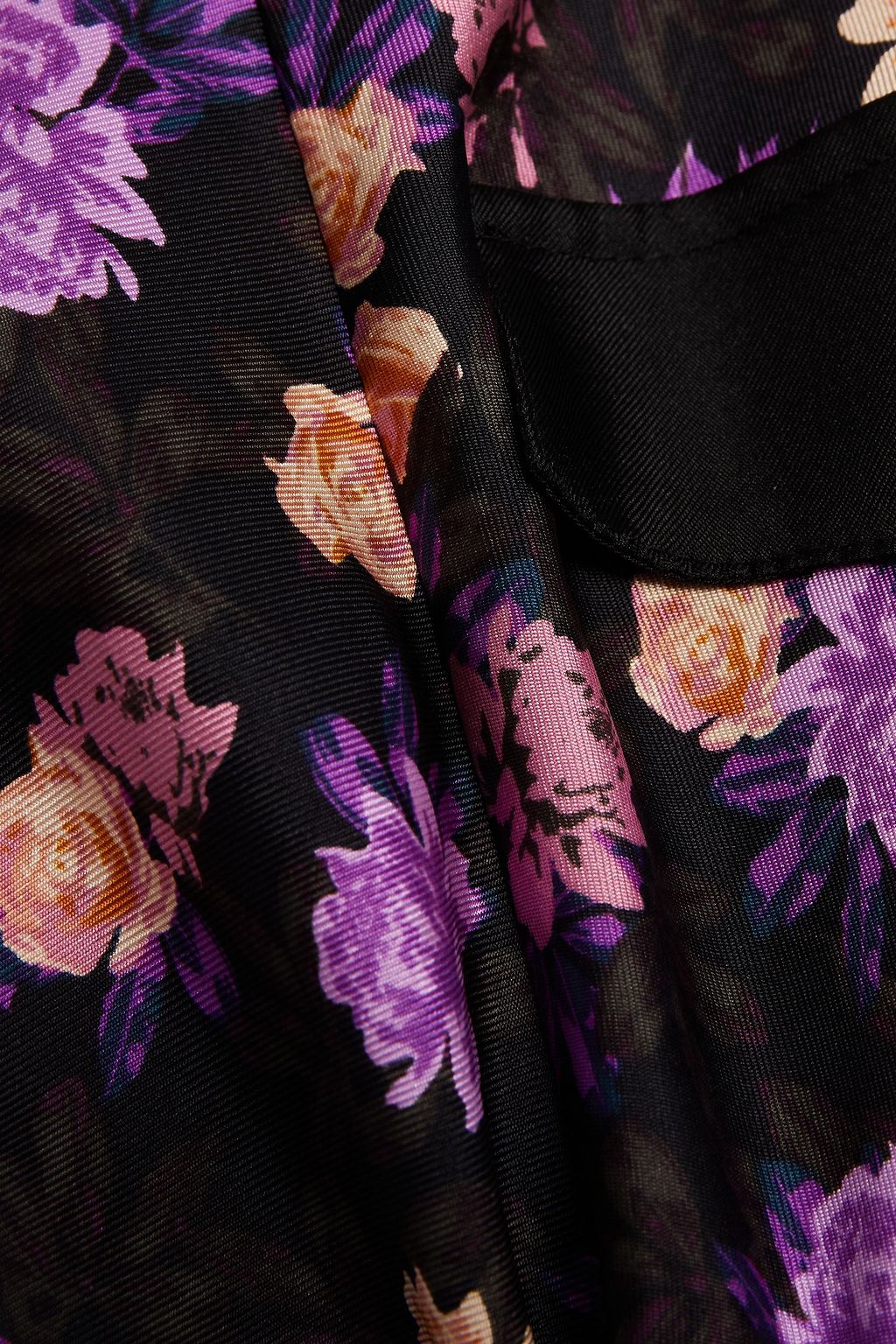 BAUM UND PFERDGARTEN Mirinda floral-print silk-twill shirt