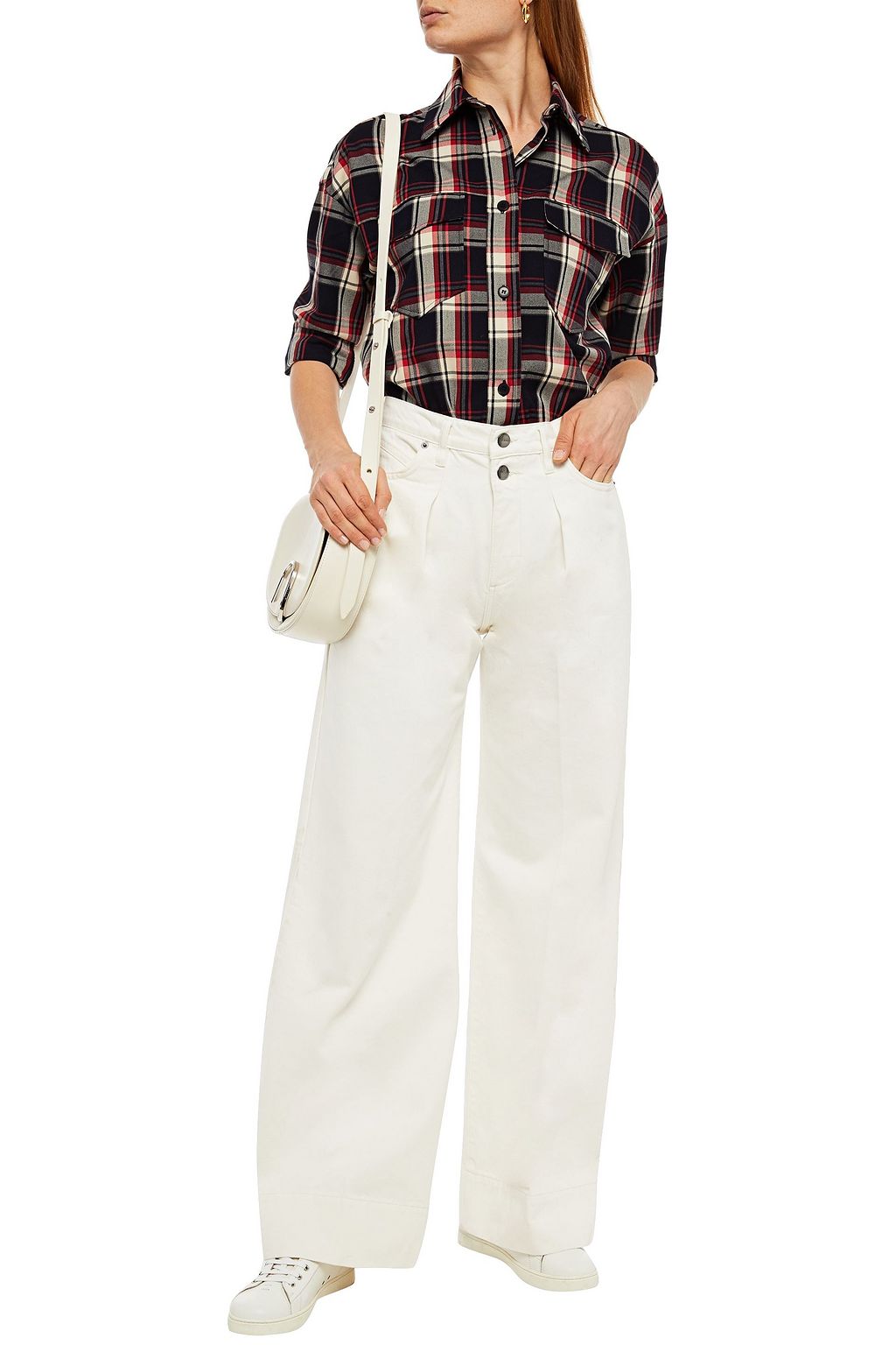 FRAME High-rise wide-leg jeans