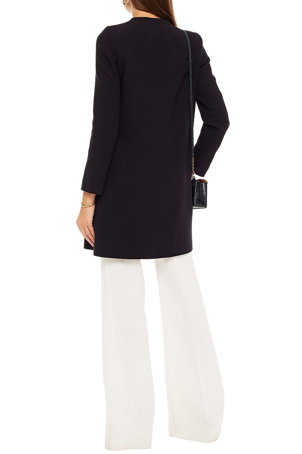 GOAT Wool-crepe coat