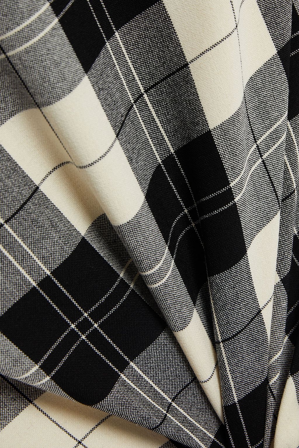 BAUM UND PFERDGARTEN Sibila checked crepe midi pencil skirt
