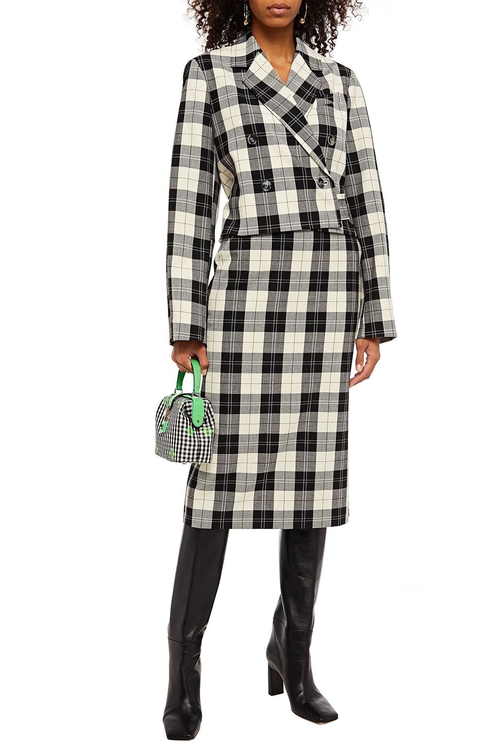 BAUM UND PFERDGARTEN Blayn checked woven blazer
