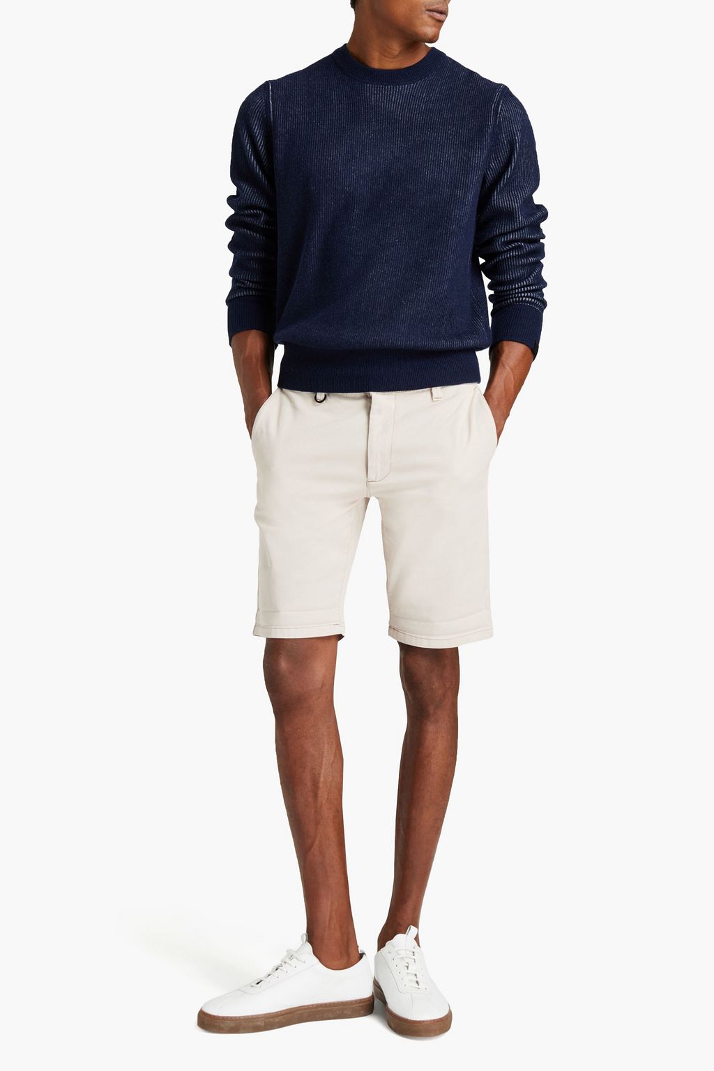 RAG & BONE Finch ribbed wool and cashmere-blend sweater