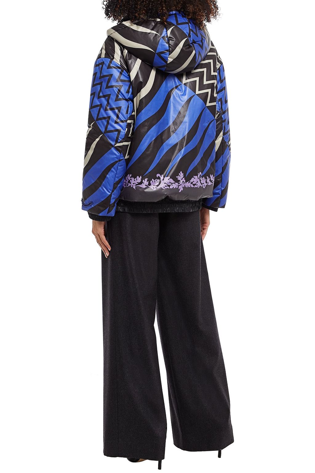 KOCHÉ X PUCCI Printed shell hooded jacket