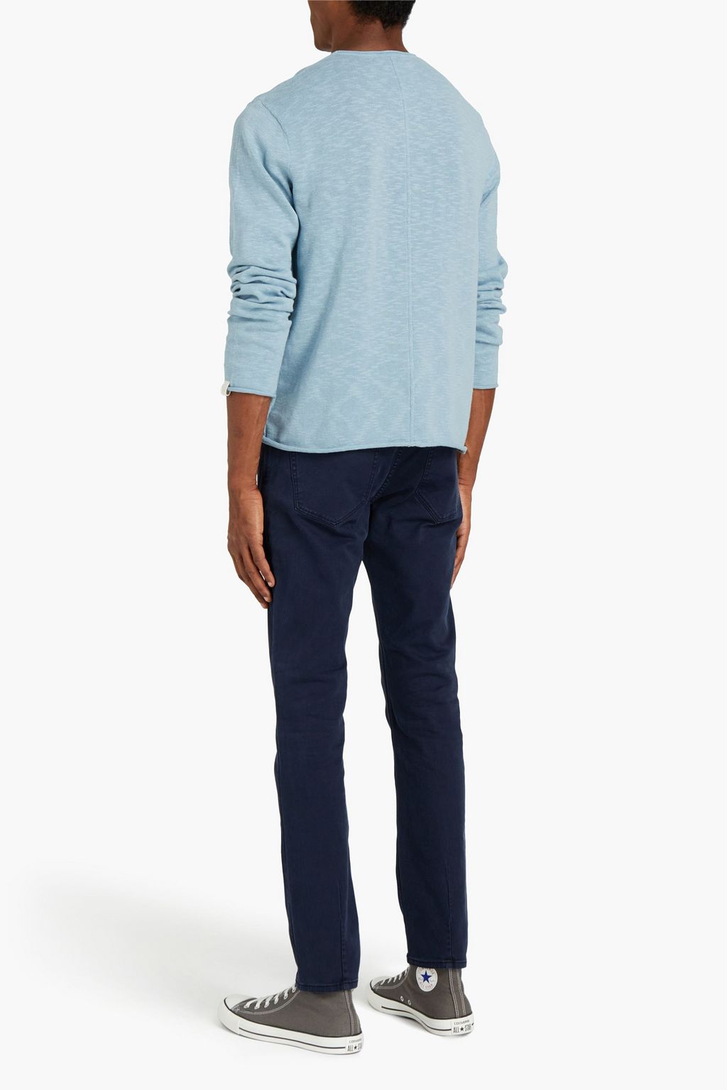 RAG & BONE Taylor slub cotton and linen-blend sweater