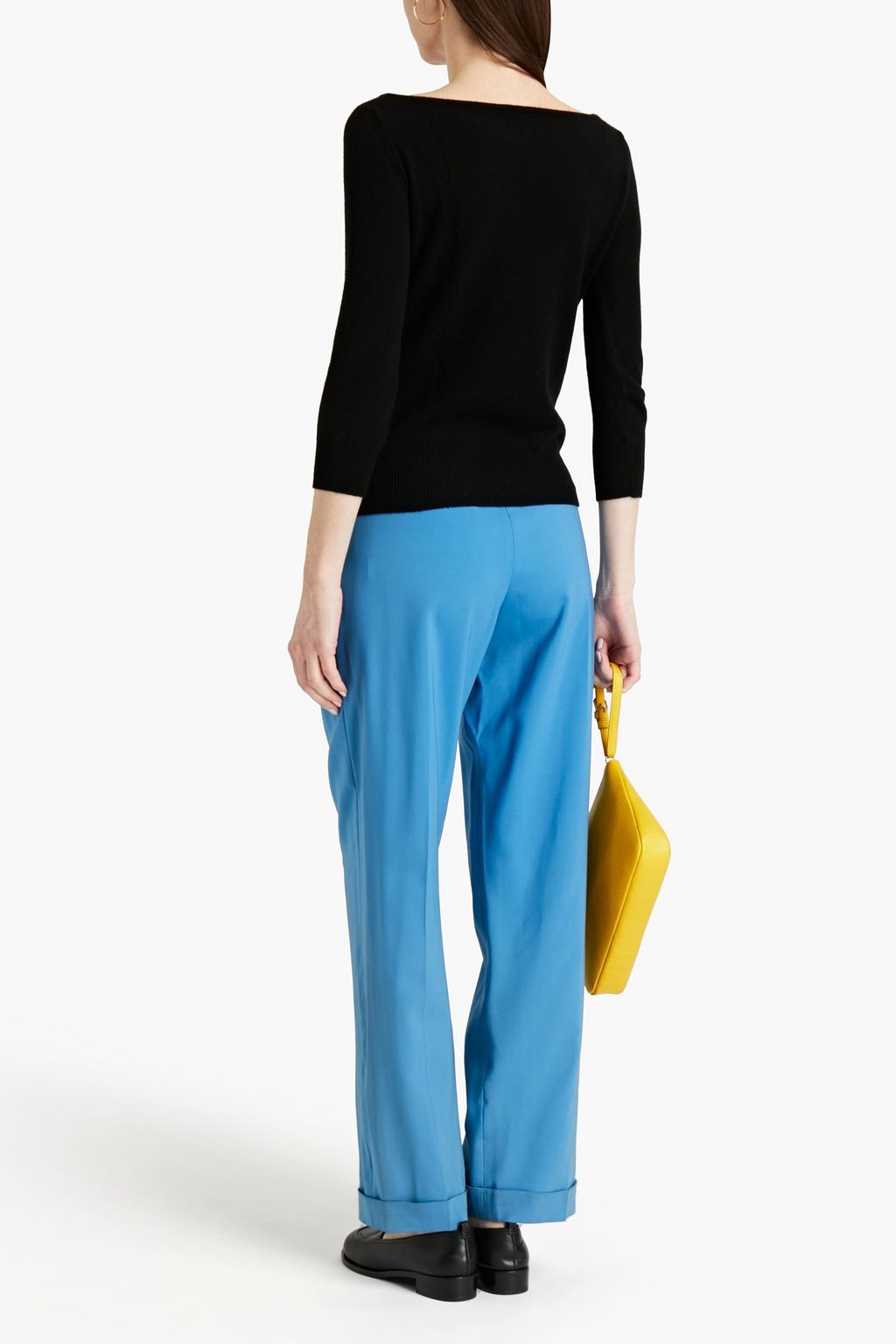 PUCCI Printed twill-trimmed French cotton-terry sweatshirt