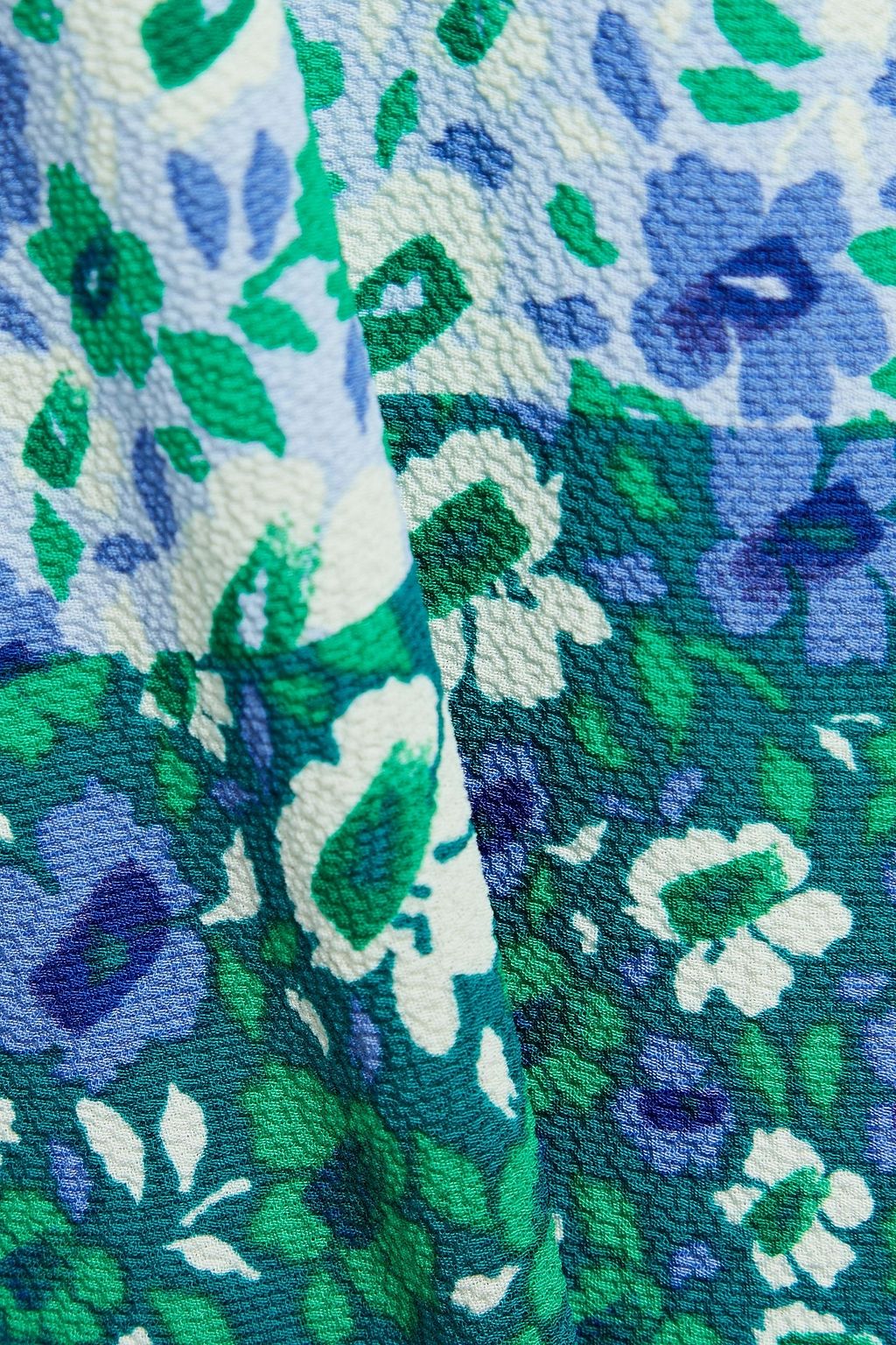 BAUM UND PFERDGARTEN Floral-print crepe blouse