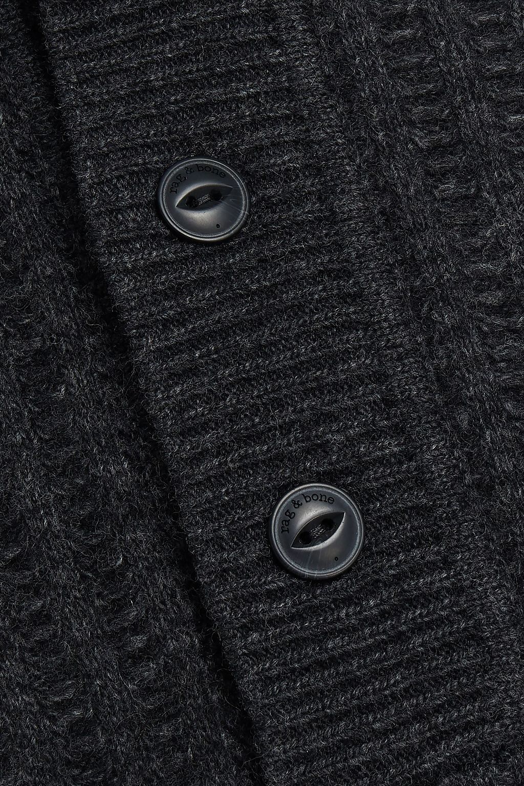 RAG & BONE Mélange ribbed wool-blend sweater