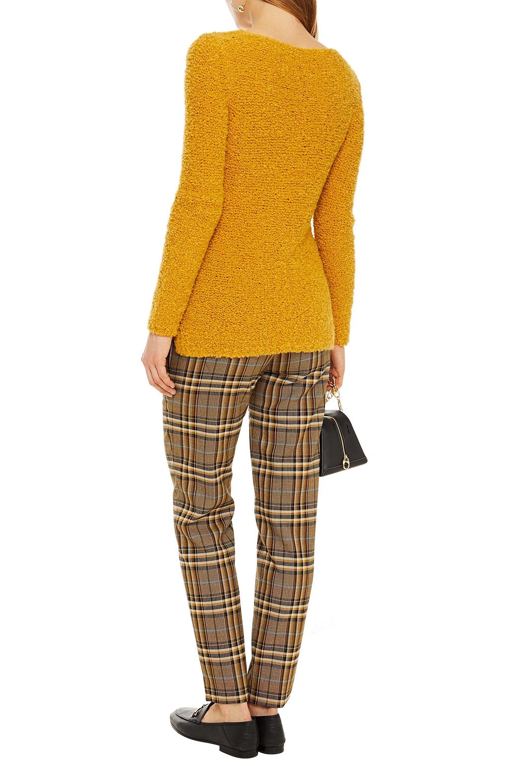 LORO PIANA Bouclé-knit alpaca-blend sweater