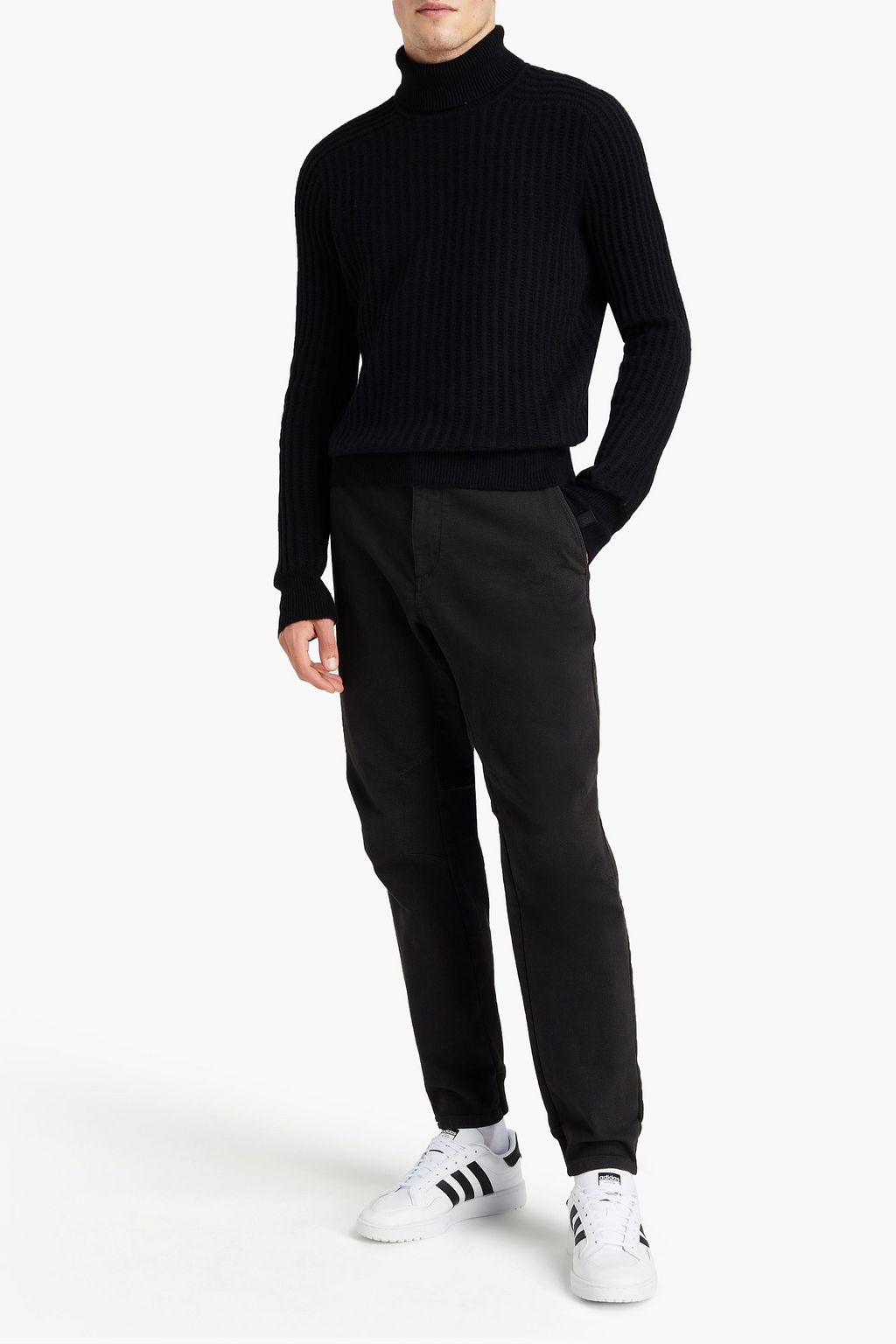 RAG & BONE Eco ribbed wool-blend turtleneck sweater
