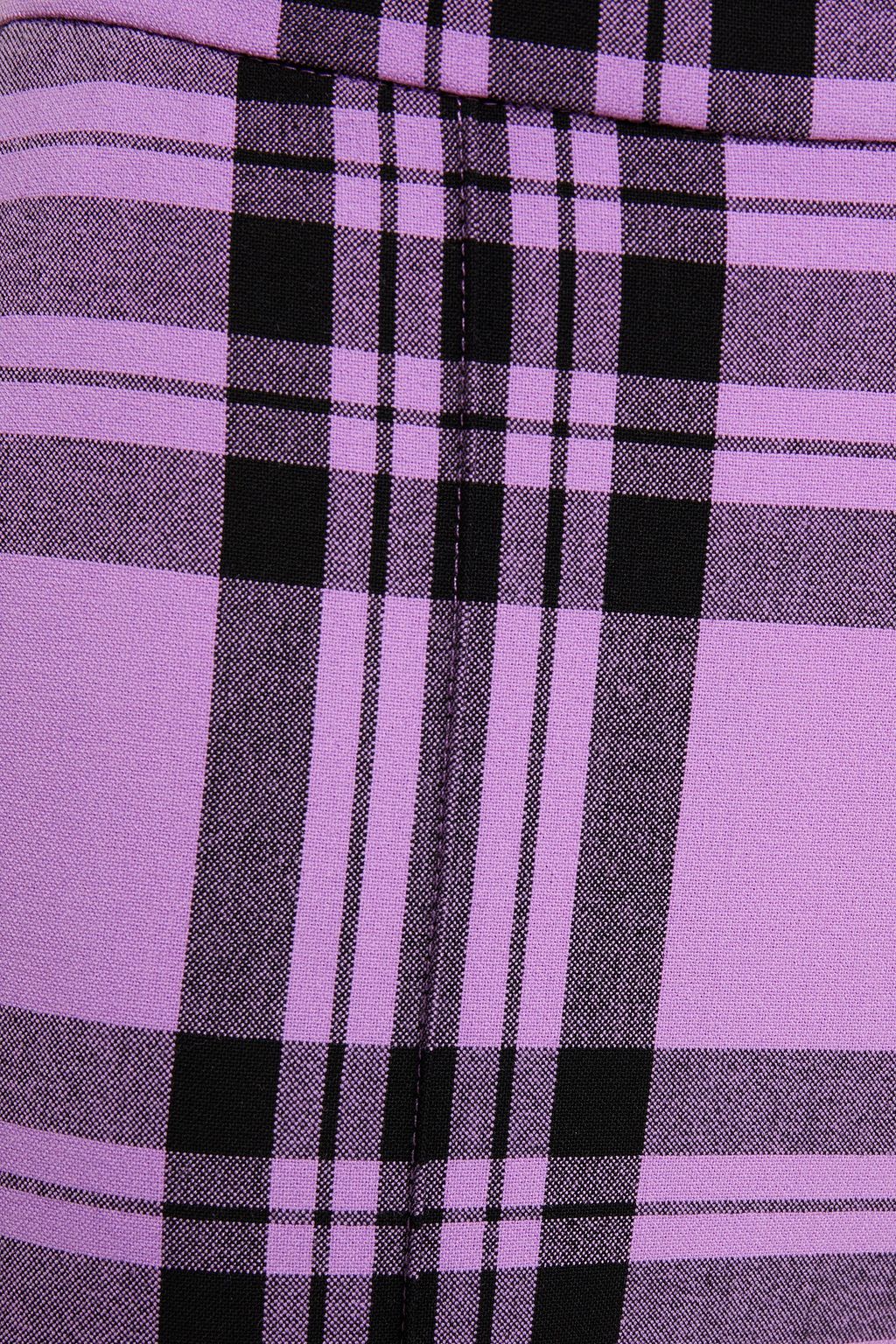 BAUM UND PFERDGARTEN Naleen checked crepe stirrup skinny pants
