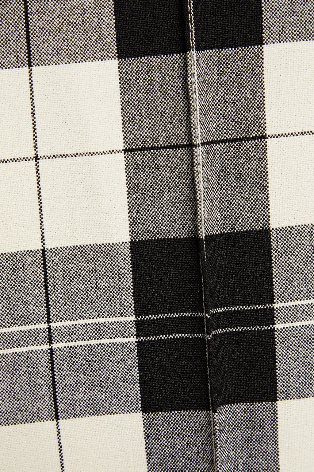 BAUM UND PFERDGARTEN Naleen checked crepe stirrup skinny pants