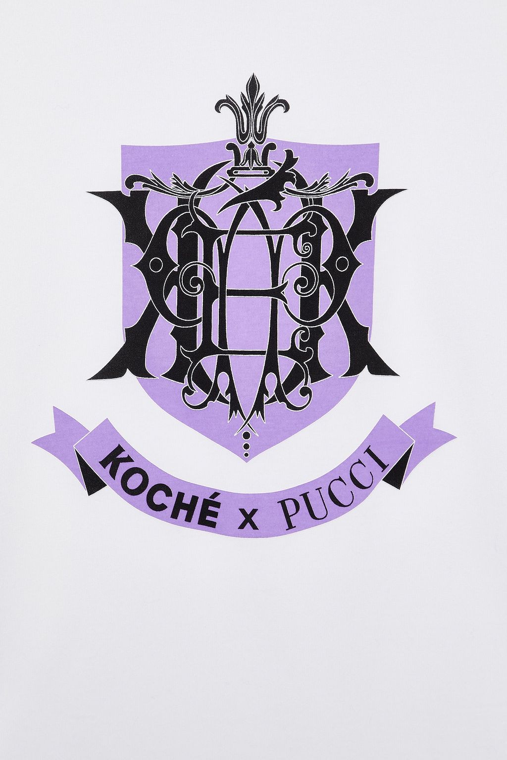 KOCHÉ X PUCCI Printed cotton-jersey T-shirt