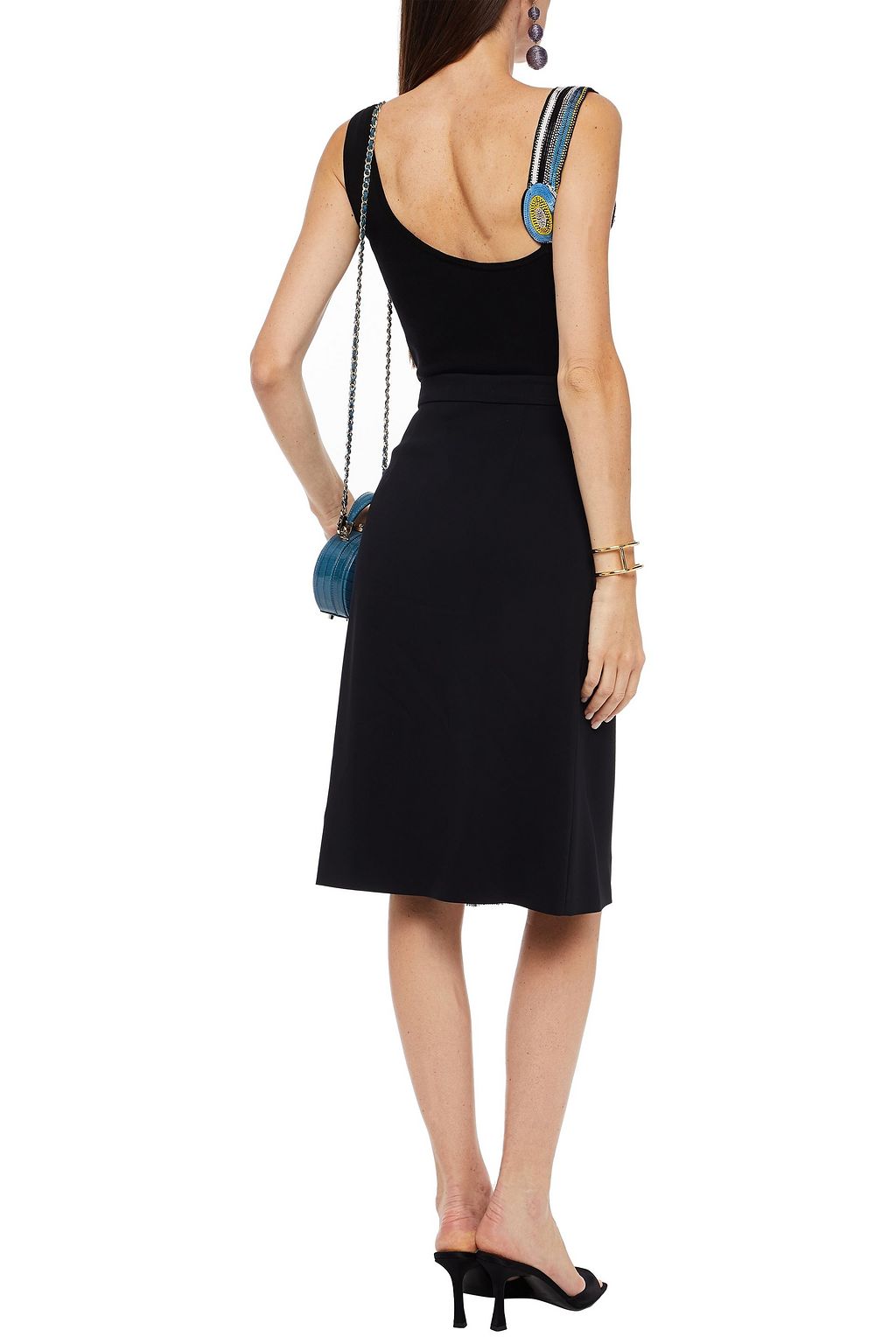 PUCCI Embellished stretch-knit top