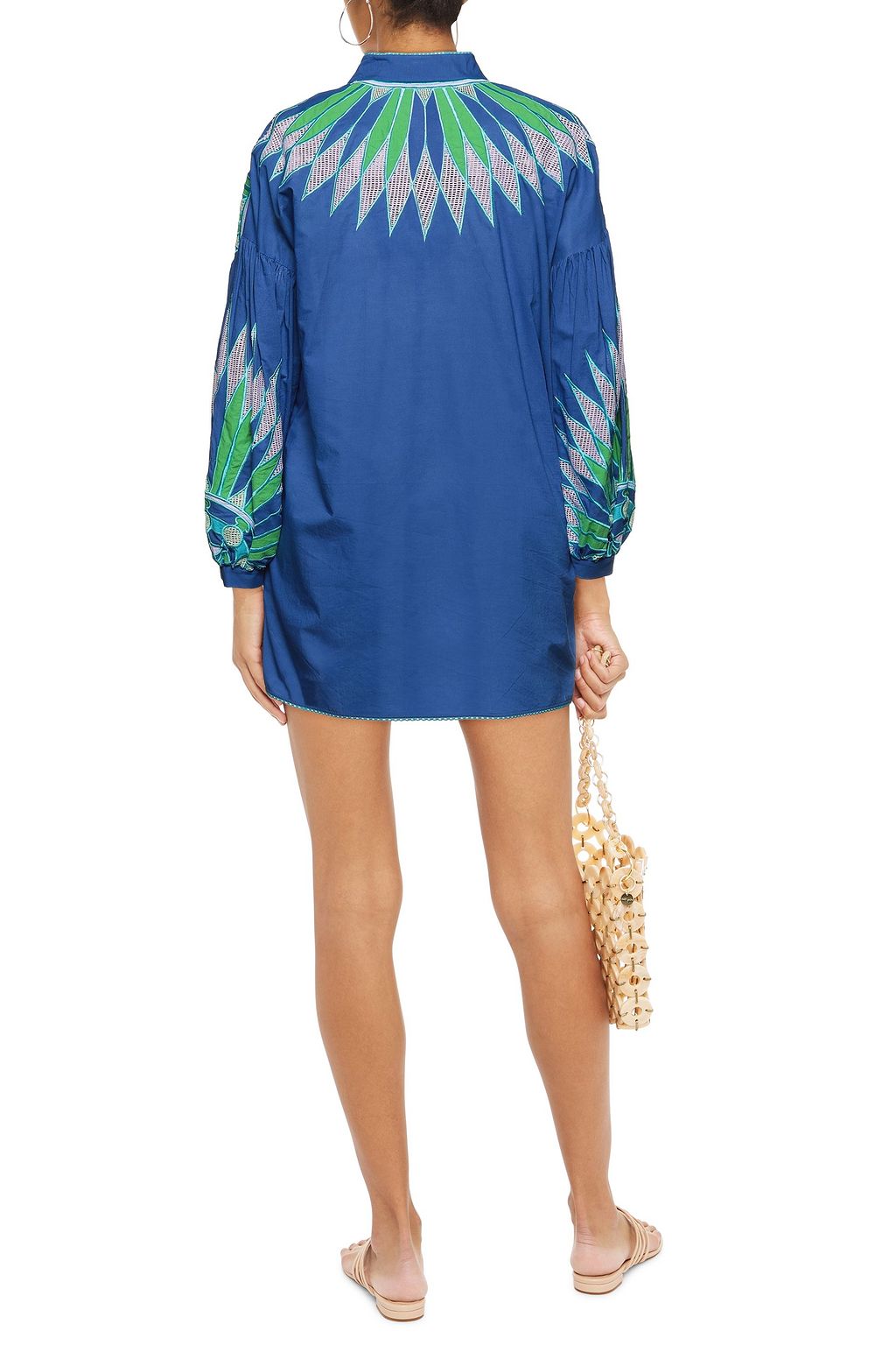 PUCCI Embroidered cotton mini dress