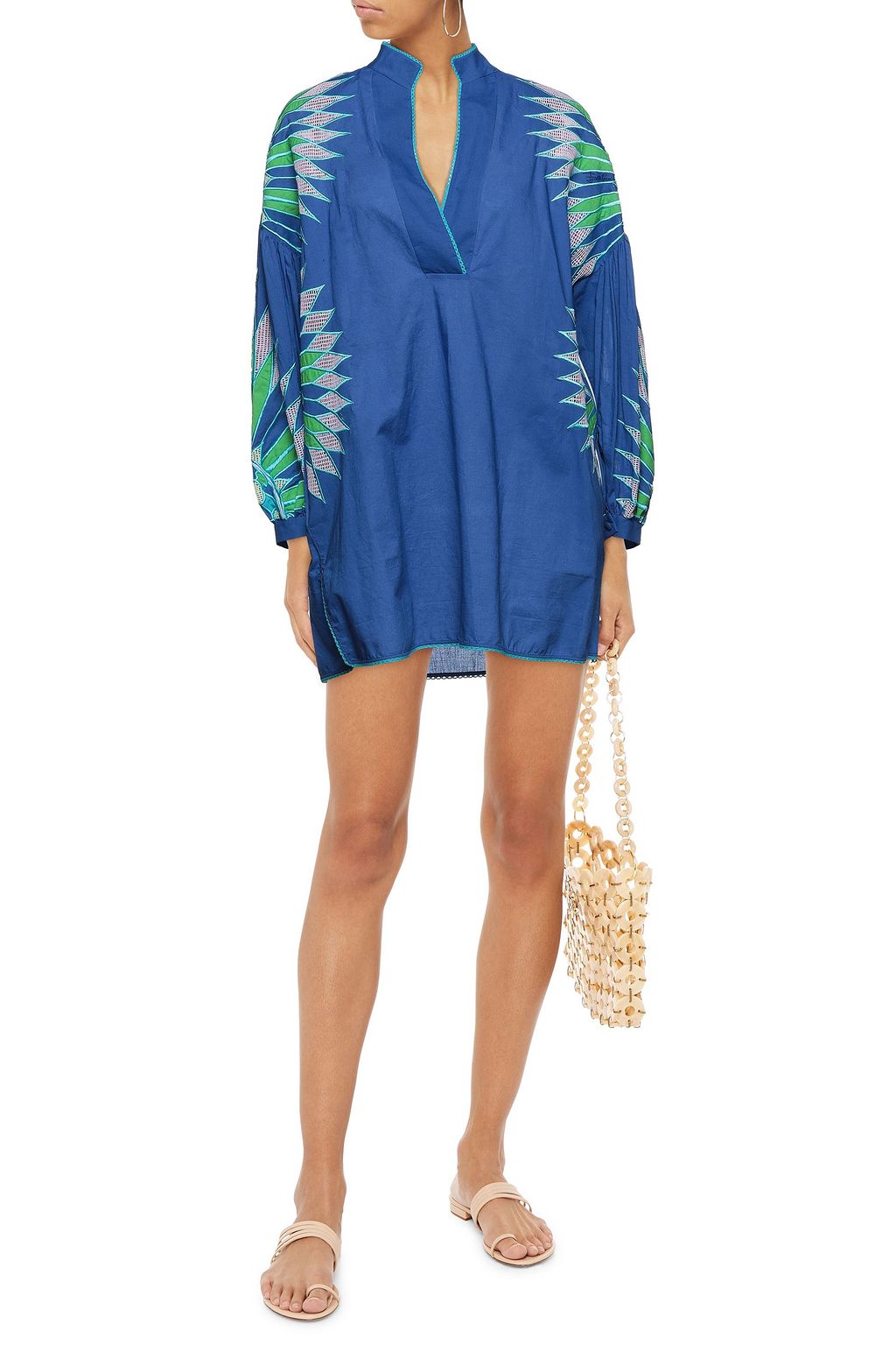 PUCCI Embroidered cotton mini dress