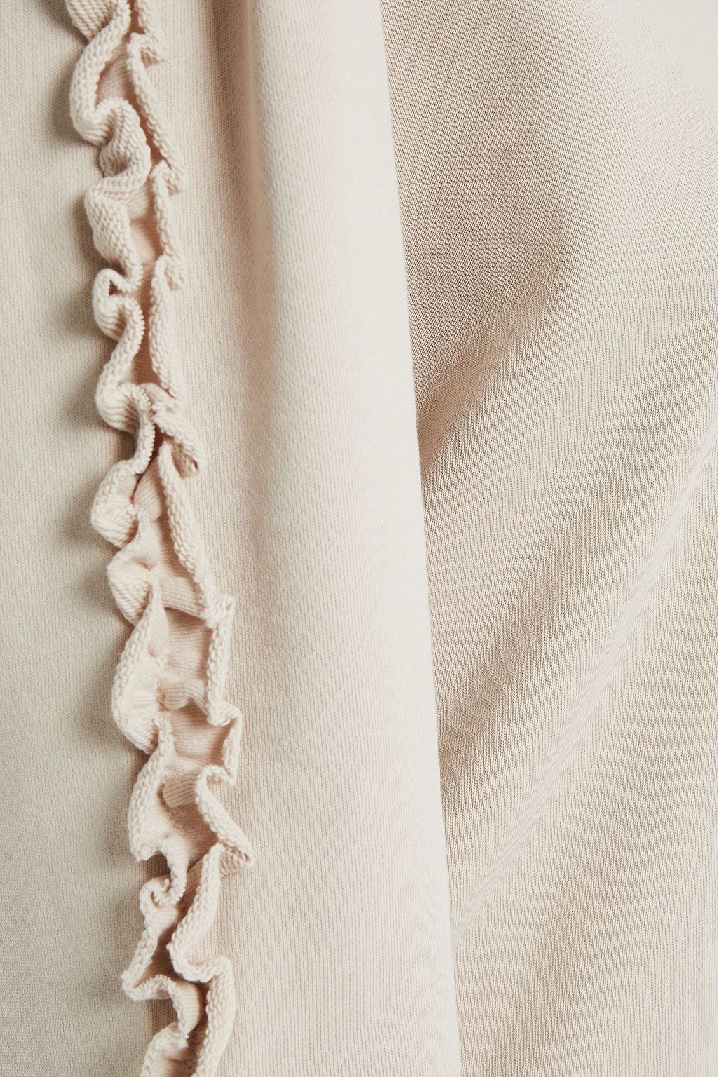CAMI NYC Ruffle-trimmed French cotton-jersey sweatshirt