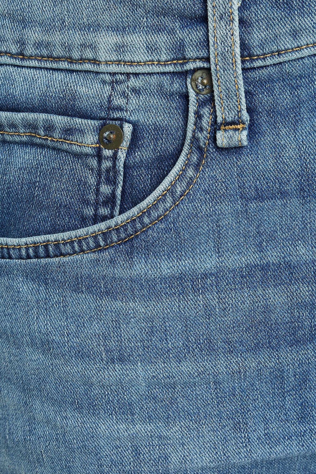 RAG & BONE Skinny-fit whiskered denim jeans