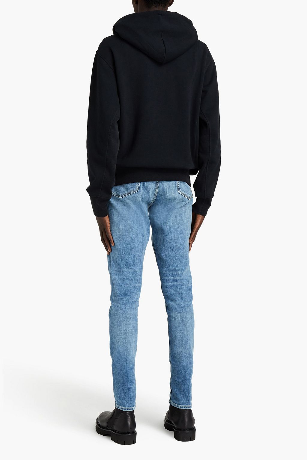 RAG & BONE Skinny-fit whiskered denim jeans
