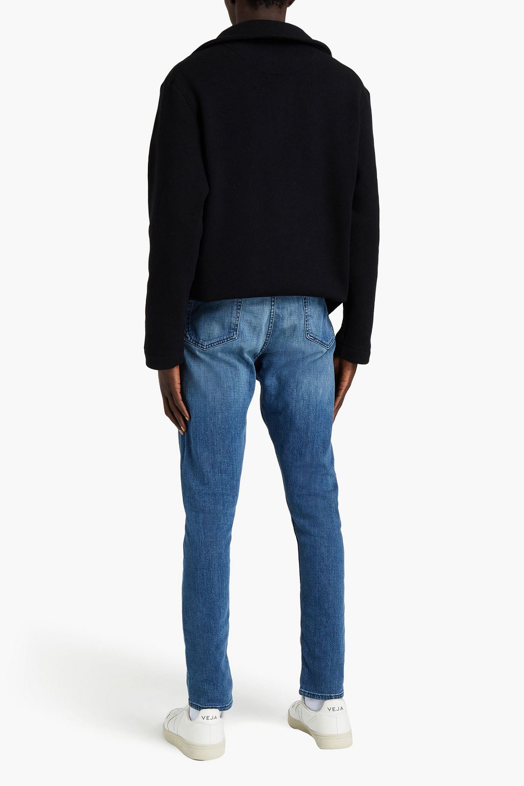 RAG & BONE Skinny-fit whiskered denim jeans