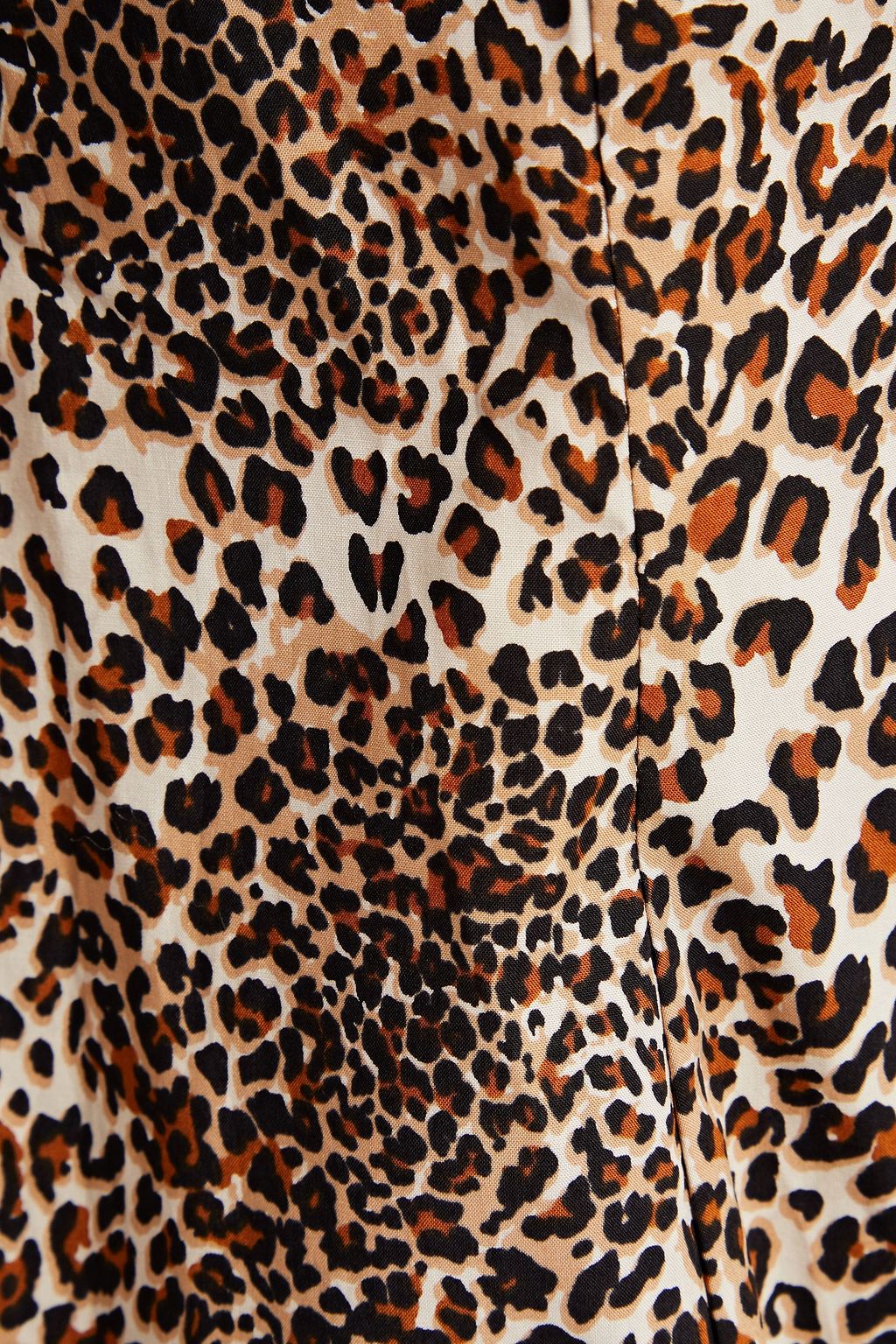 BAUM UND PFERDGARTEN Alivia leopard-print organic cotton-poplin mini dress