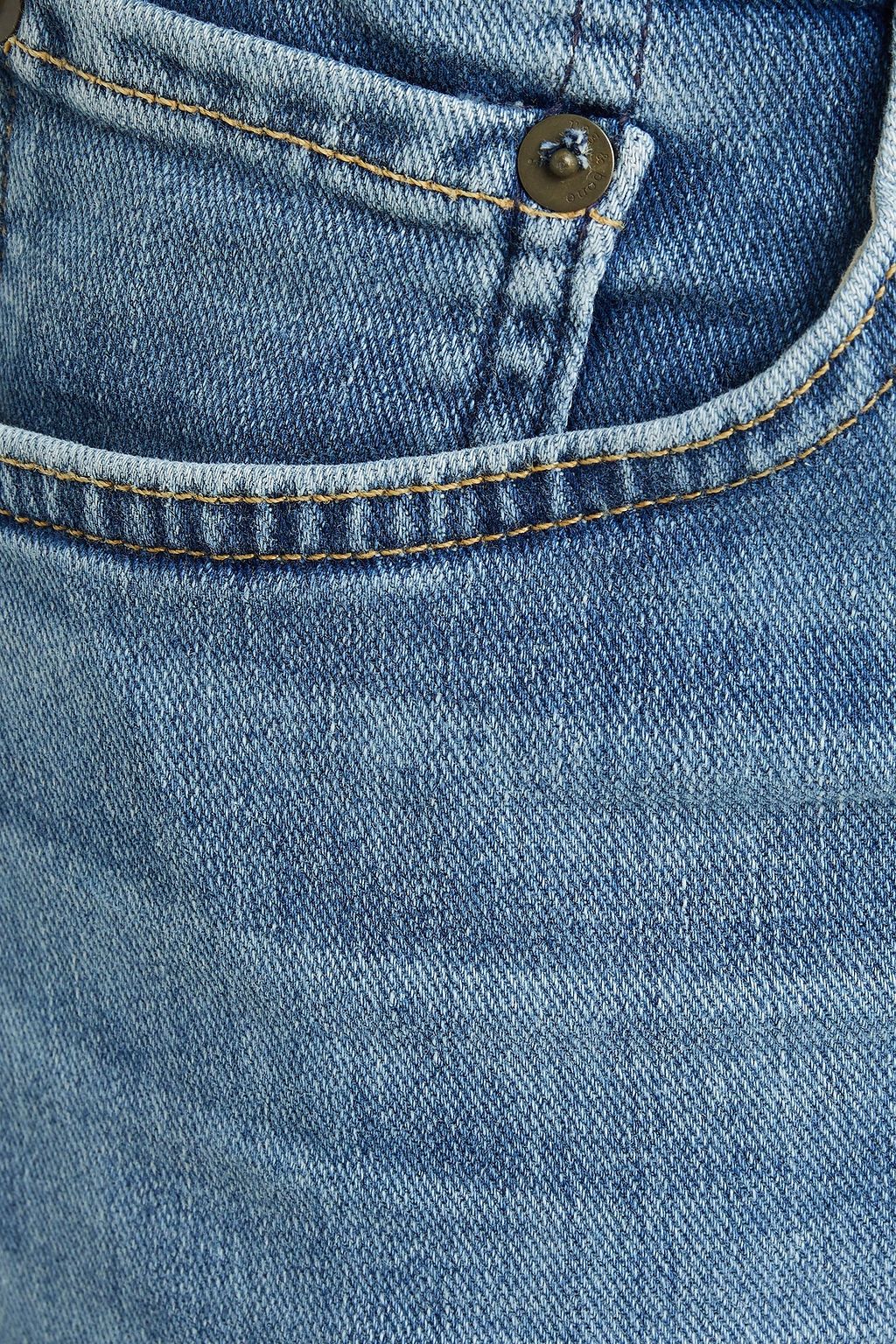 RAG & BONE Slim-fit whiskered denim jeans