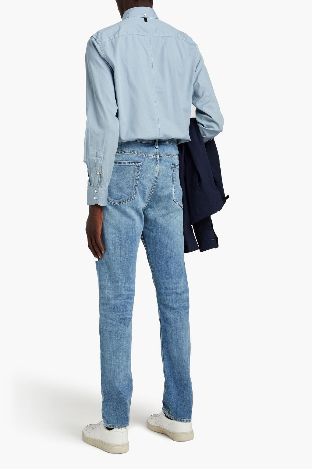 RAG & BONE Slim-fit whiskered denim jeans
