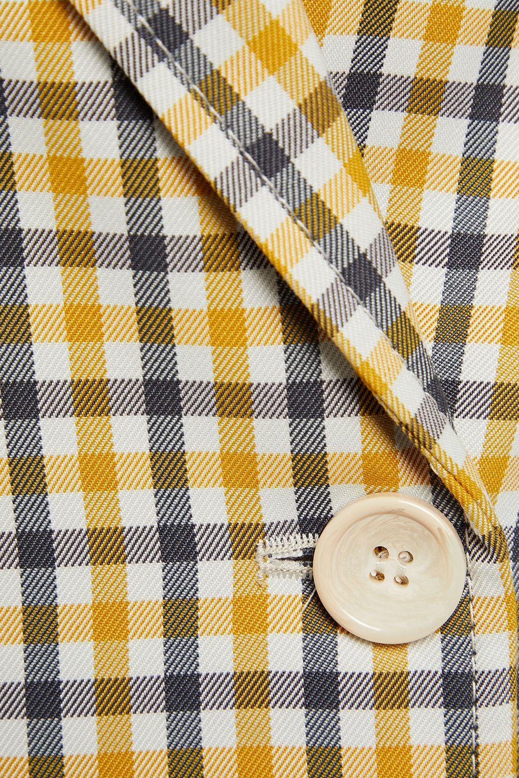 BAUM UND PFERDGARTEN Bianka cropped gingham twill blazer