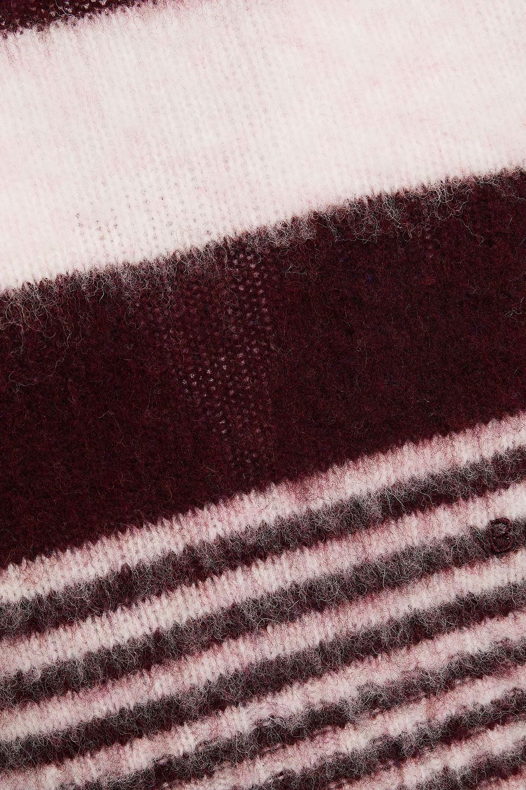 VICTORIA BECKHAM Brushed striped wool sweater
