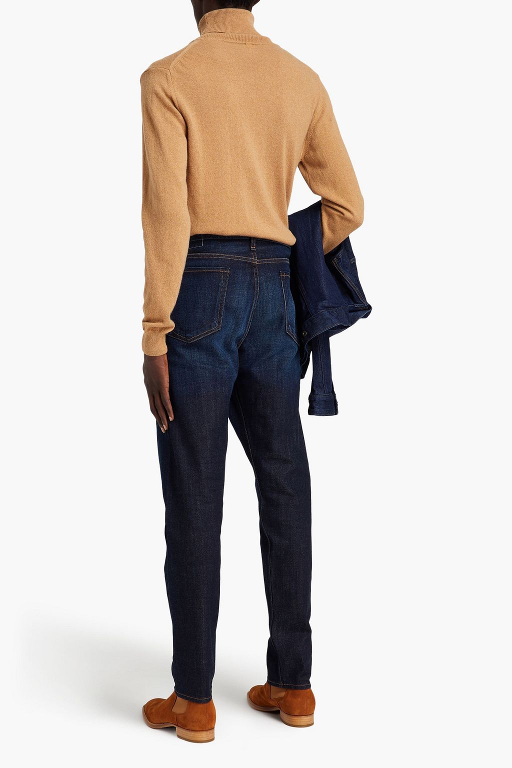 RAG & BONE Slim-fit whiskered denim jeans