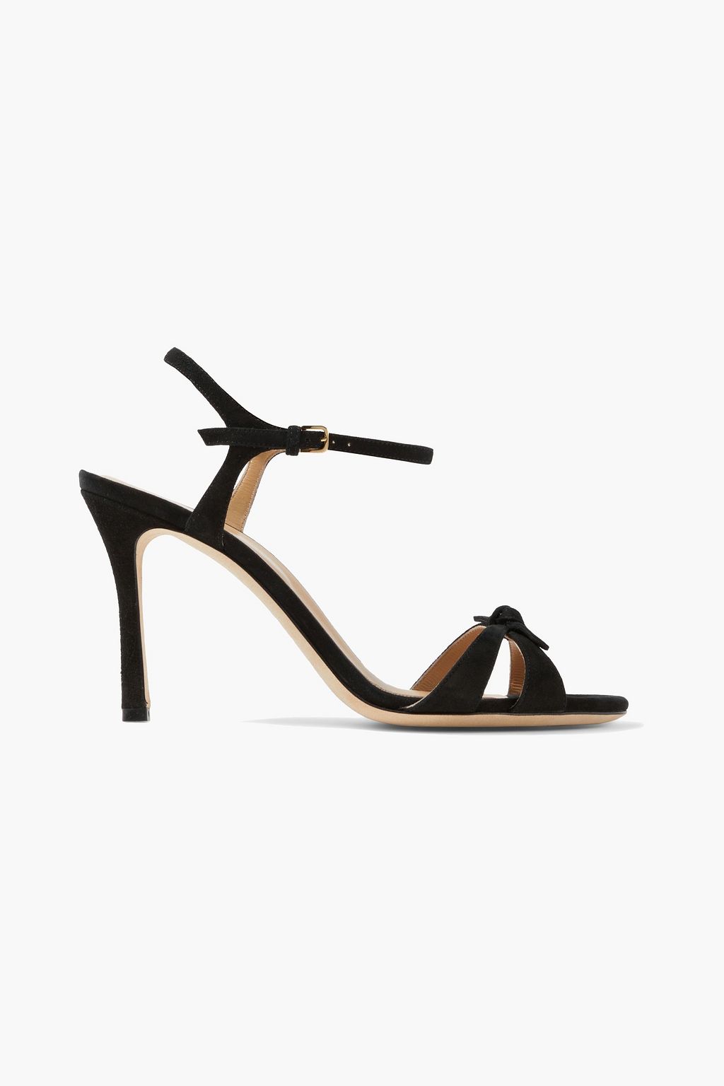 SERGIO ROSSI Isobel knotted suede sandals | Sale up to 70% off | THE OUTNET