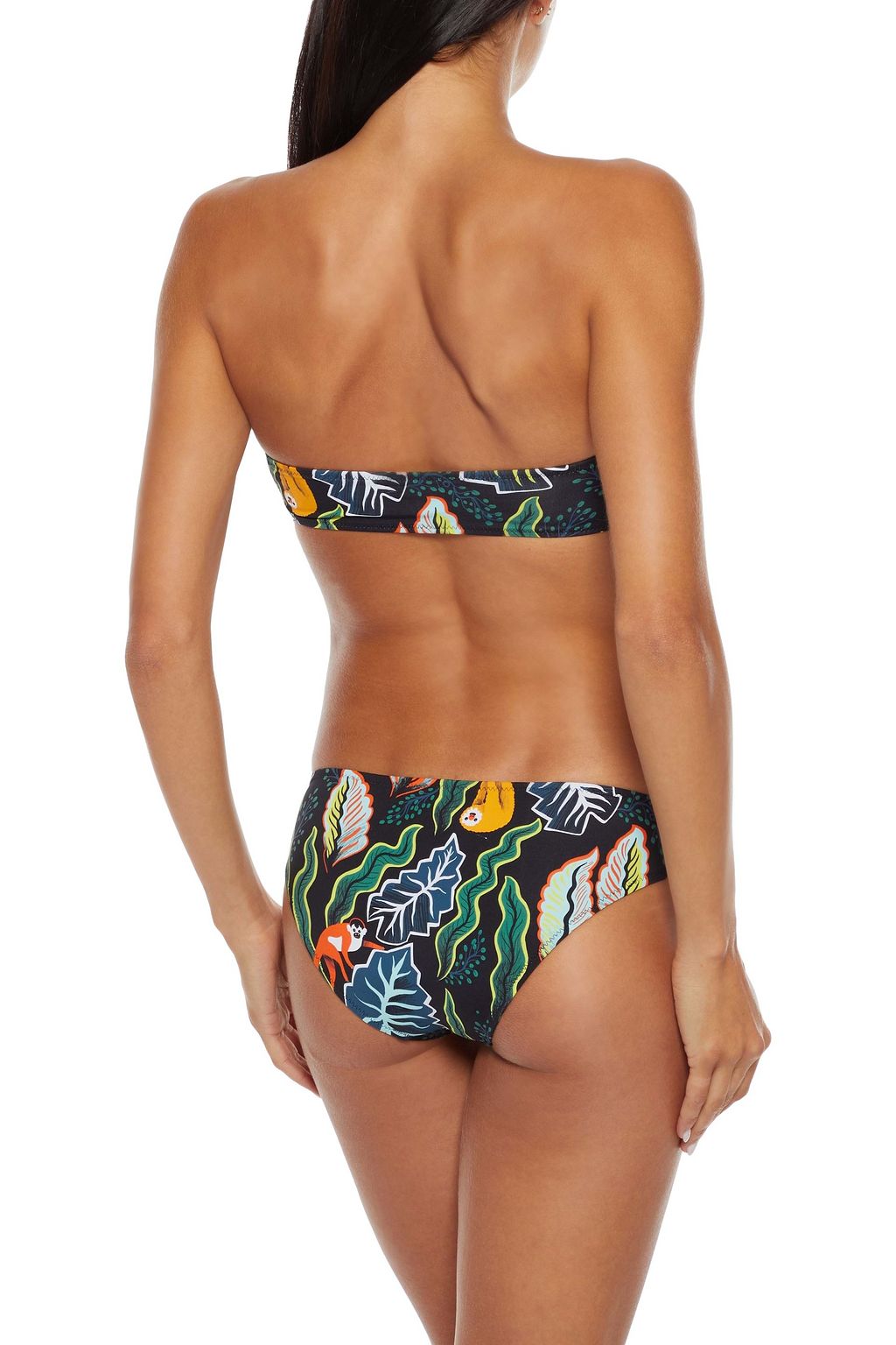 SOLID & STRIPED The Desi printed low-rise bikini briefs