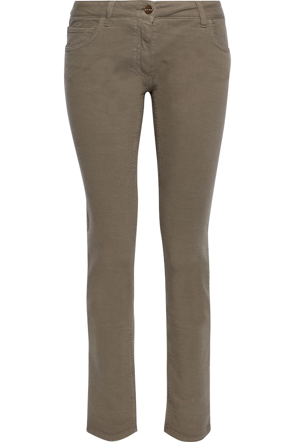 etro - low-rise skinny jeans - neutral - 28