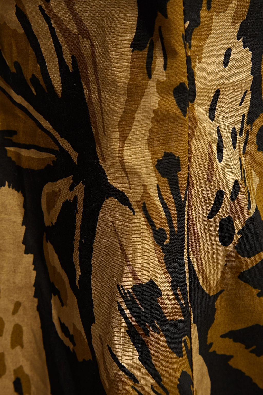 BAUM UND PFERDGARTEN Alivia leopard-print organic cotton-poplin mini dress