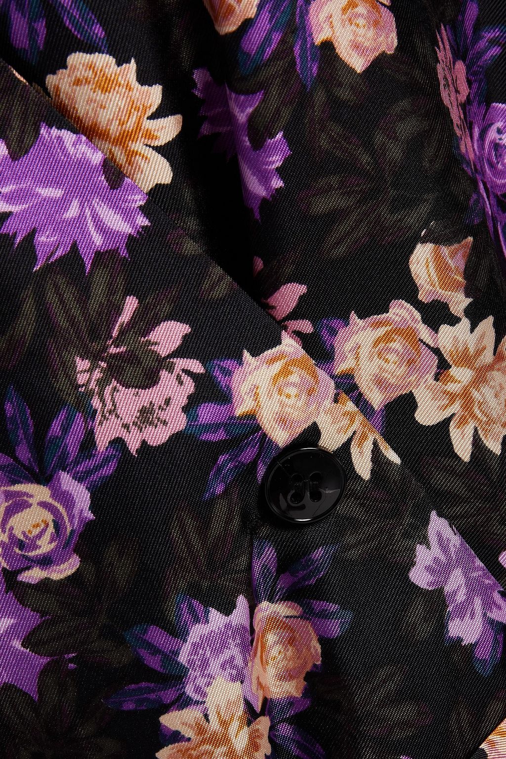 BAUM UND PFERDGARTEN Ajana floral-print silk twill midi wrap dress