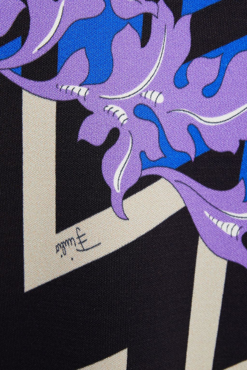 PUCCI Printed satin-jersey top