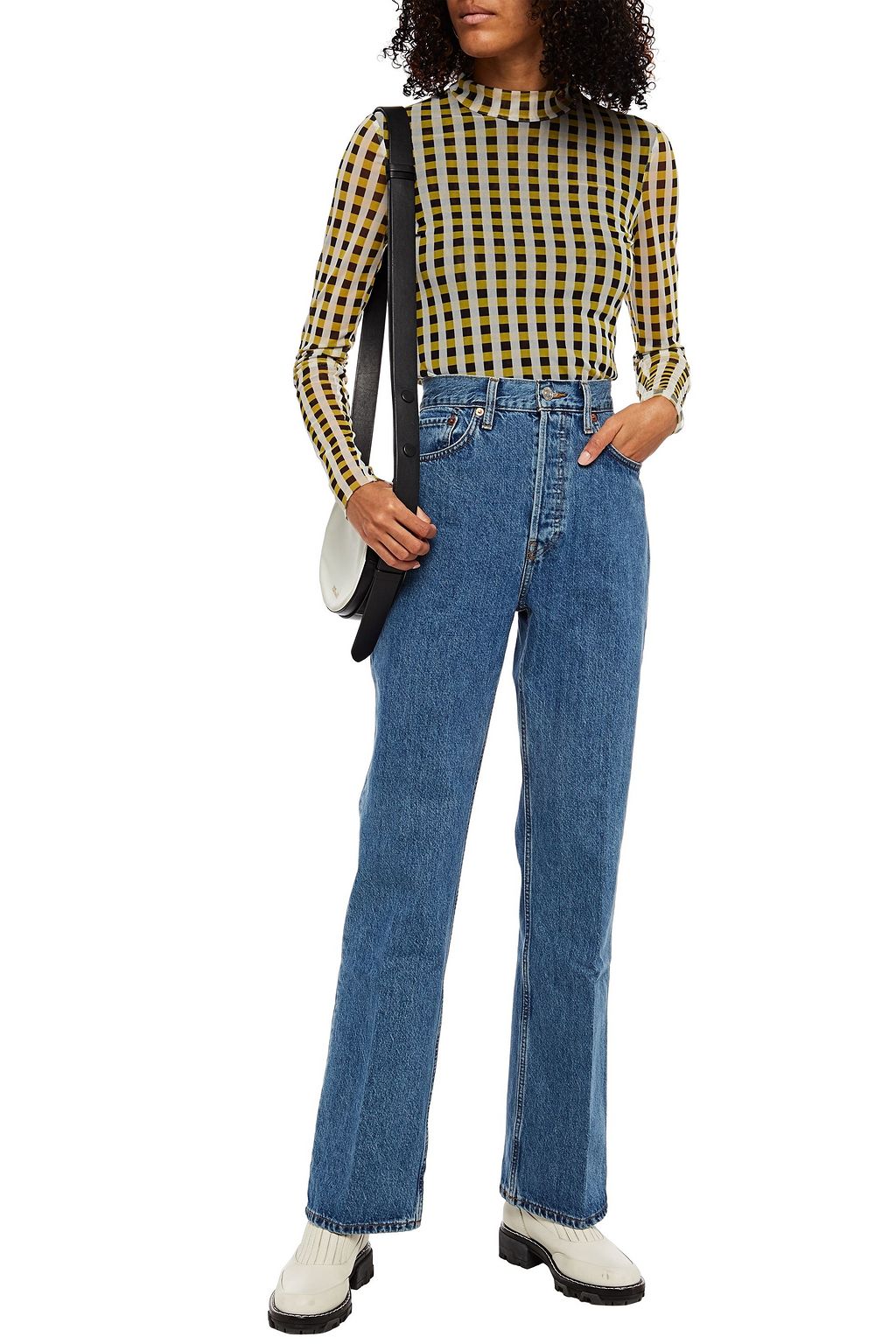 RE/DONE 70s high-rise bootcut jeans