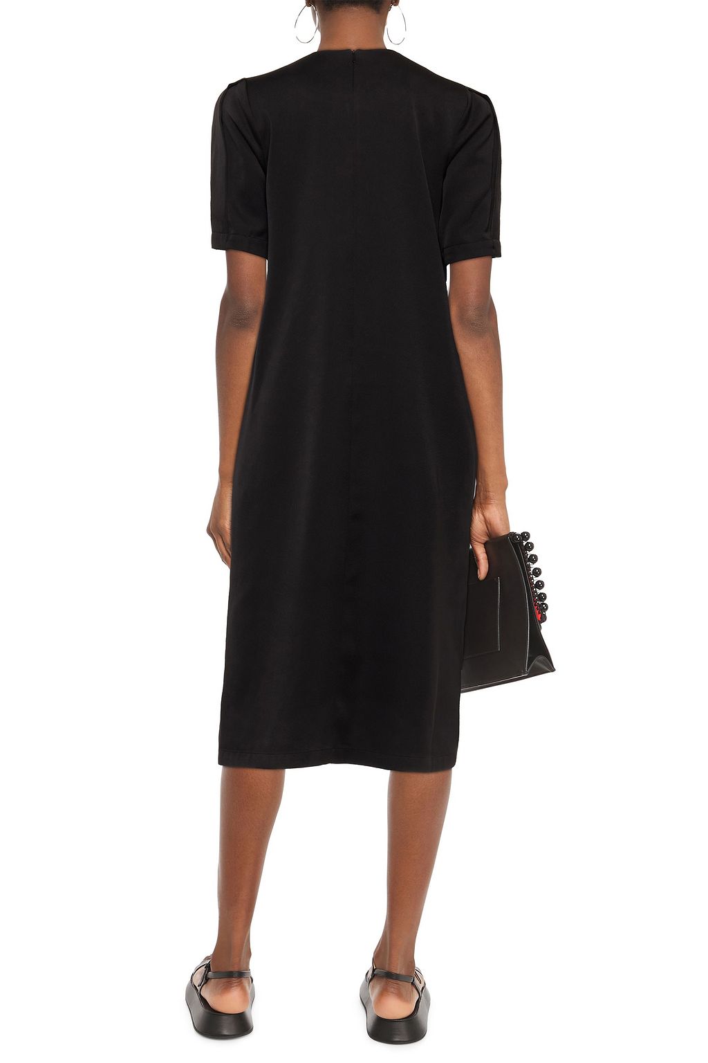BAUM UND PFERDGARTEN Ailana pleated satin midi dress