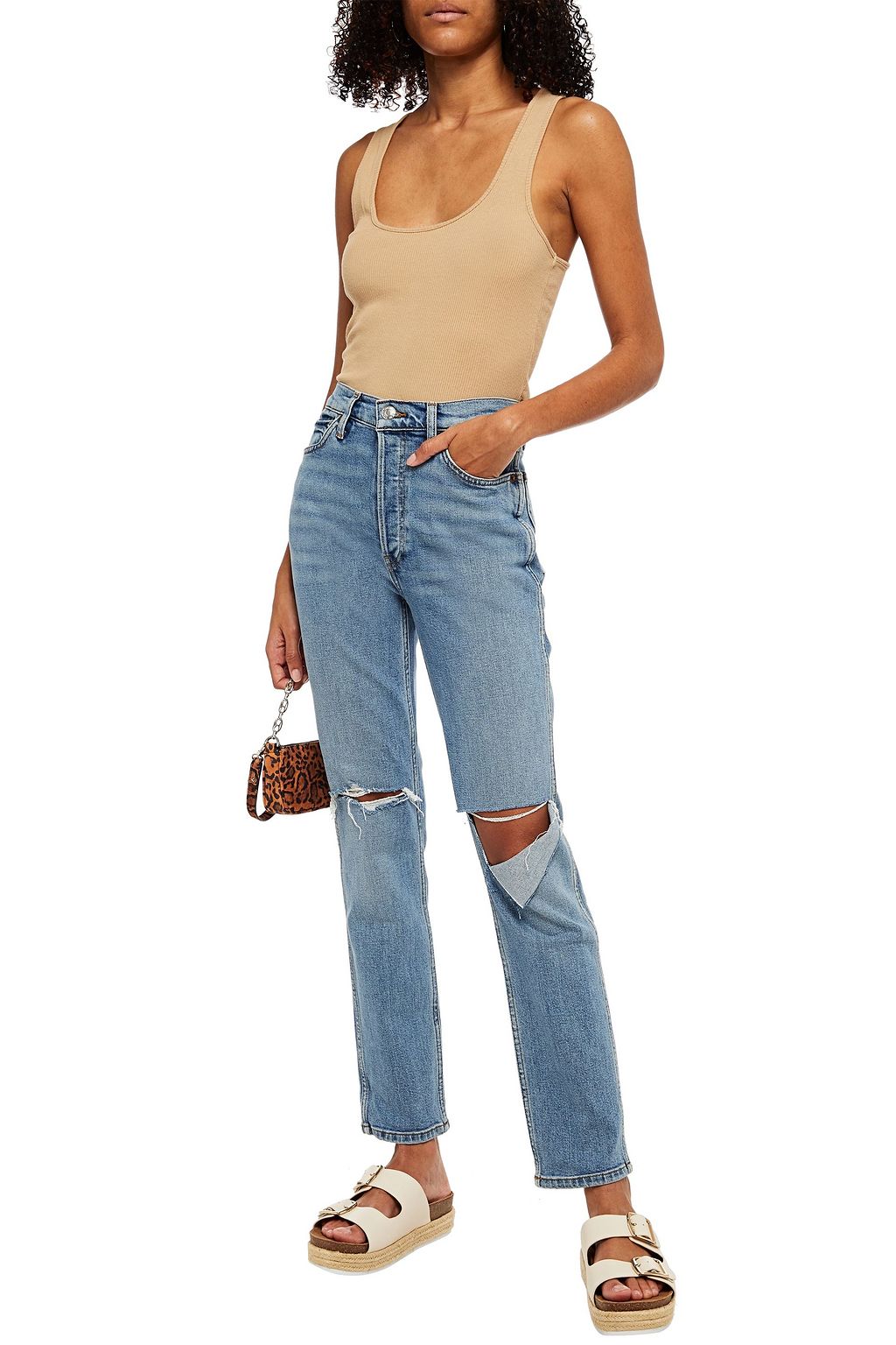 RE/DONE 80s high-rise slim-leg jeans