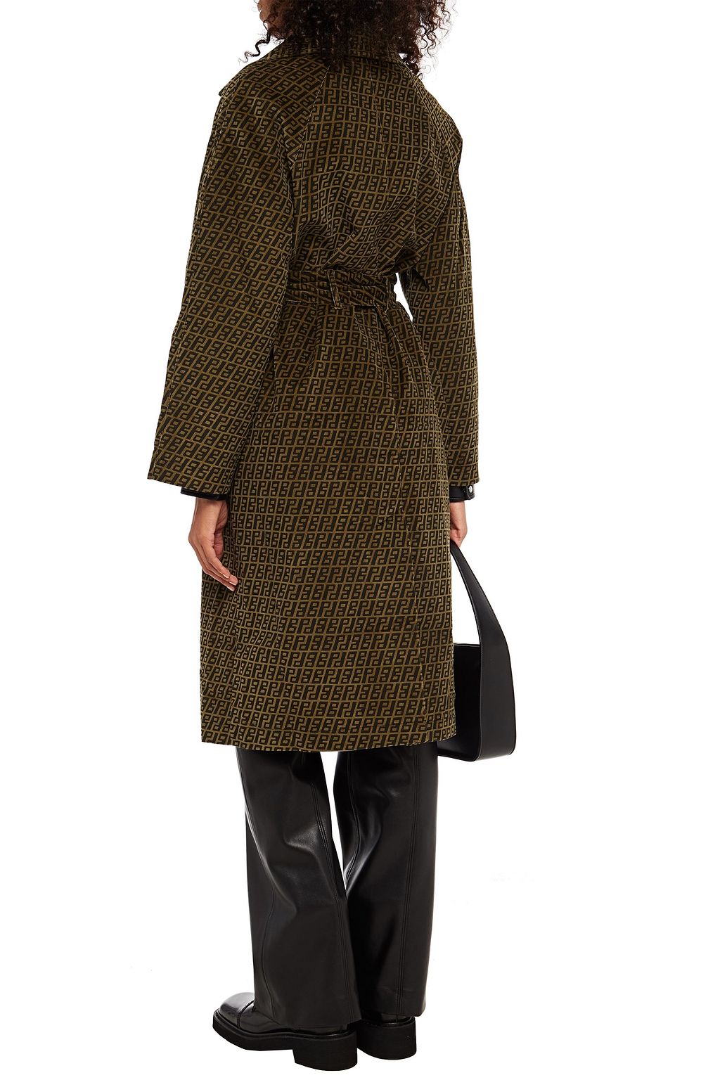 BAUM UND PFERDGARTEN Doretta tiger-print cotton-blend corduroy coat