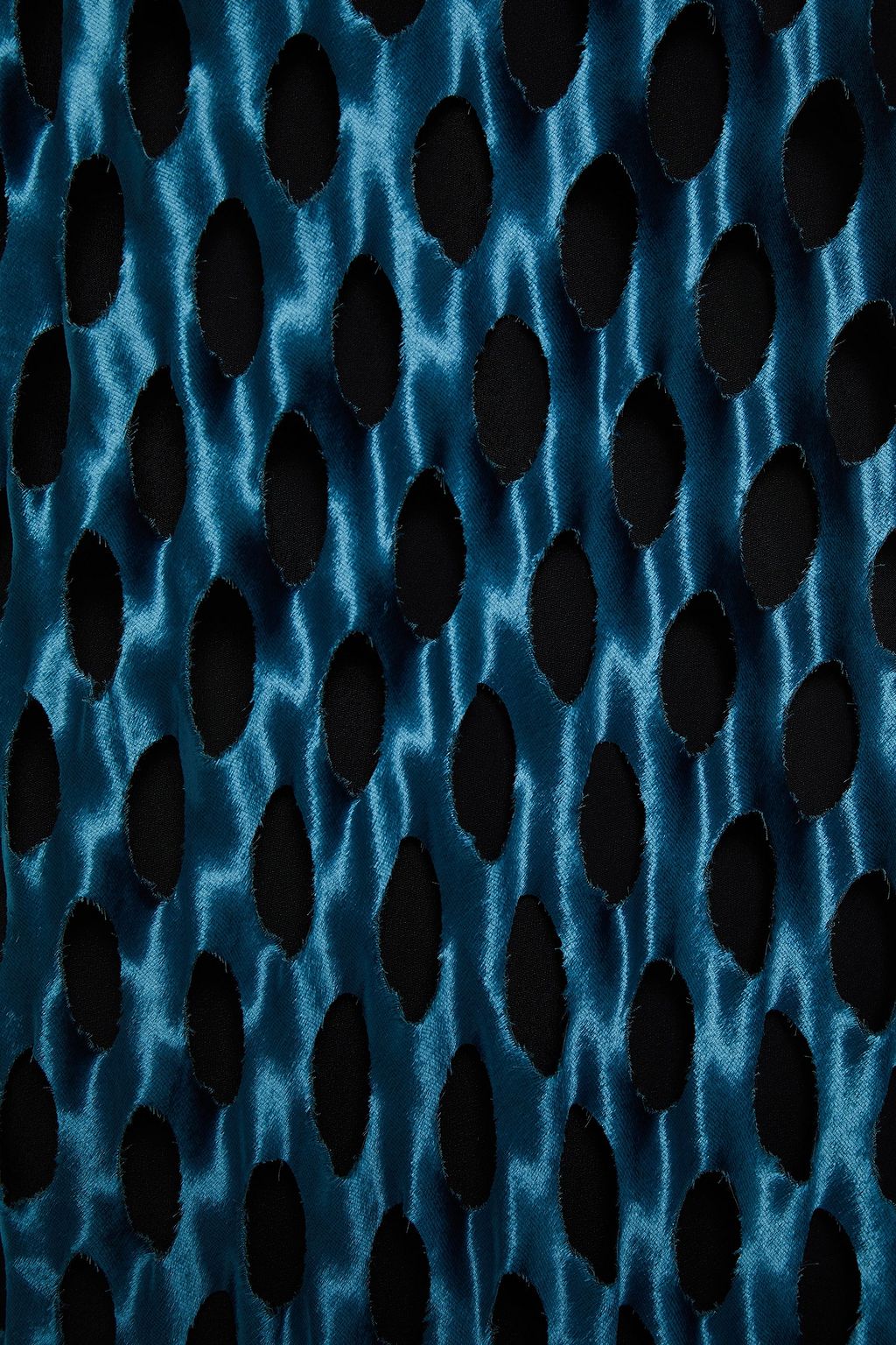 MAISON MARGIELA Perforated velvet maxi dress